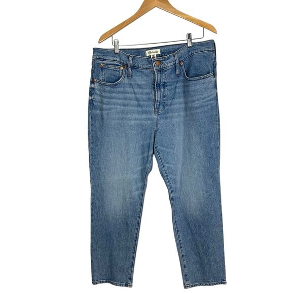 NWT Madewell The Perfect Vintage Jean Straight High Rise Size 33 Petite - Picture 2 of 8